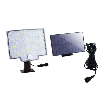 Lumière Solaire Murale 106 LED avec Détecteur de Mouvement – Éclairage Extérieur Puissant et Étanche
