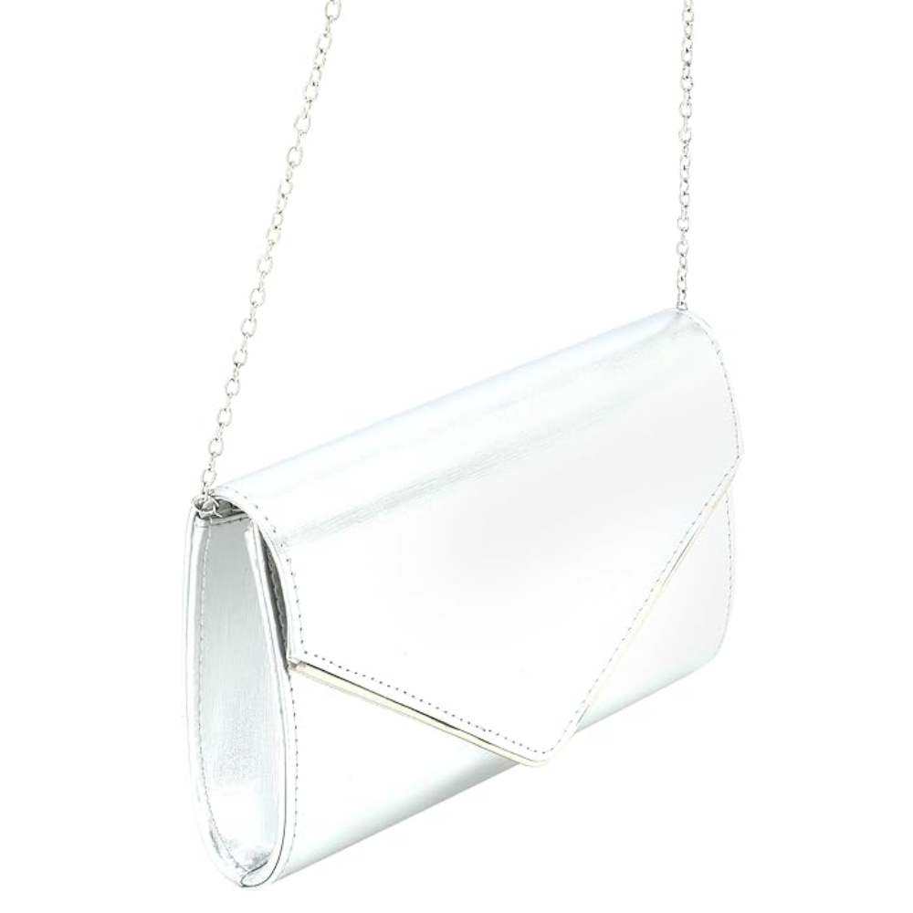 Sac Pochette en Cuir PU Souple | Sac Bandoulière Soirée Élégant