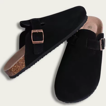 Chaussons Orthopédiques Suédés Réglables Femme | Chauds et Doux