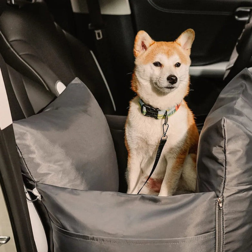 Siège Auto pour Chien de Luxe | Sûr et Confortable
