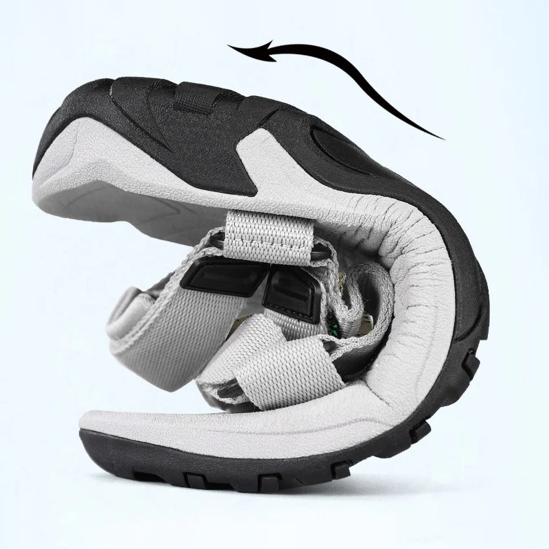 Sandale orthopédique homme de marche réglable