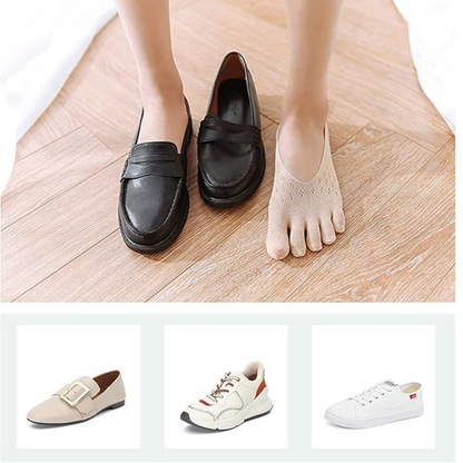 BareToes Chaussettes Invisibles | Confort et Séparation des Orteils