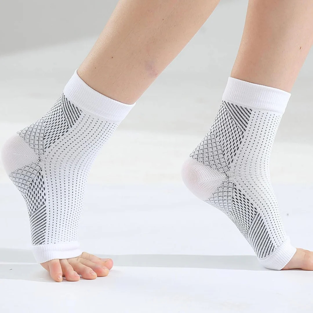 FootEase Chaussettes de Compression Plantaire | Soutien Ciblé du Pied
