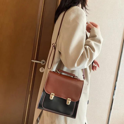 Sac à Dos Rétro Bicolore à Rabat | Sac Convertible en Bandoulière