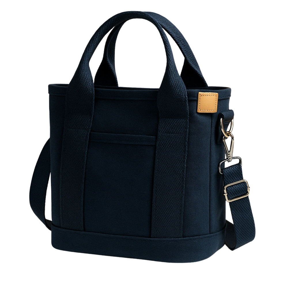 Sac Cabas Bandoulière en Toile | Multi-Poches, Spacieux