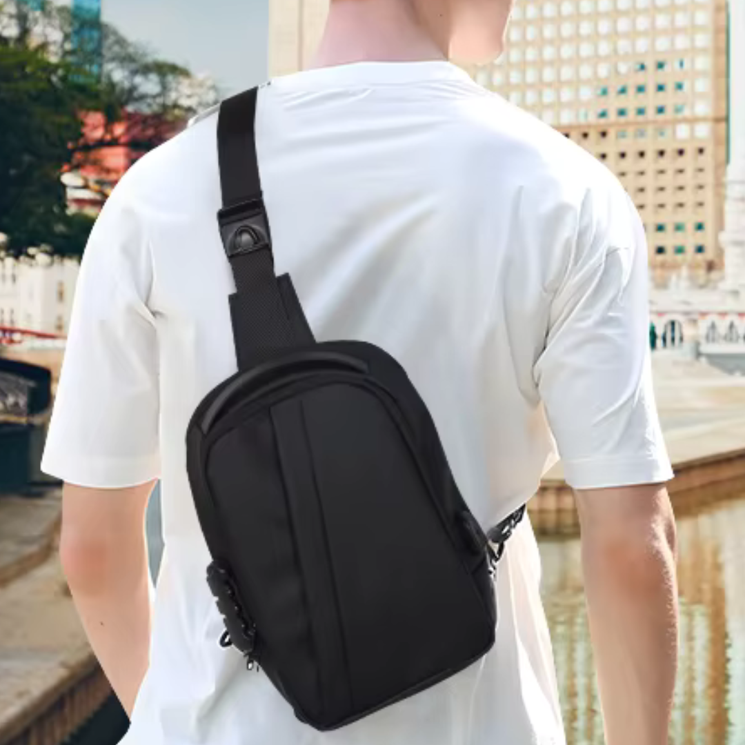 Sac Bandoulière pour Hommes Noir | Pour le travail et les activités de plein air