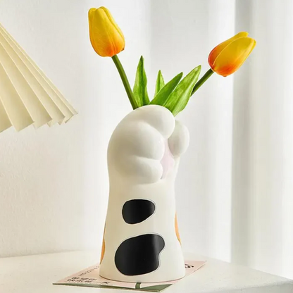 Vase Patte de Chat Pawfect Bloom | Décoration Maison Mignonne