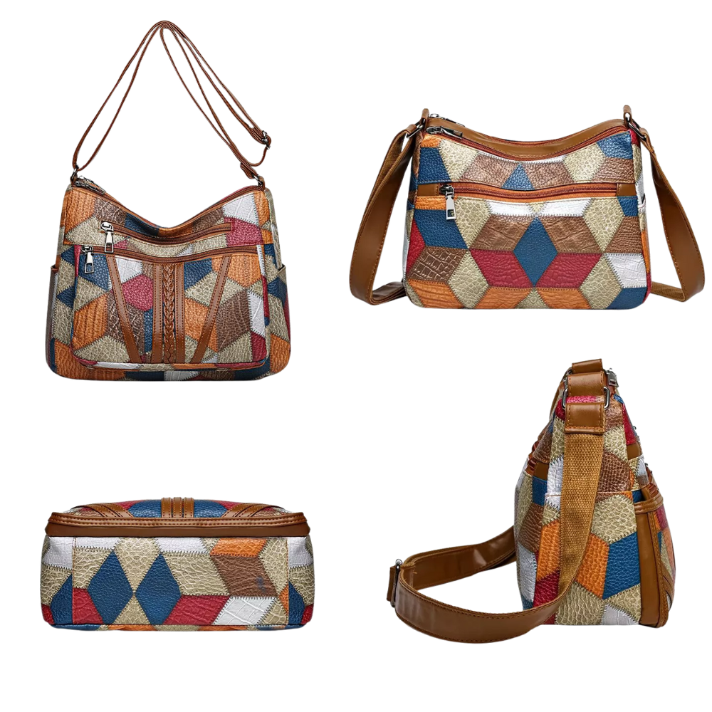 Sac Bandoulière Femme | Vintage en Similicuir Vegan