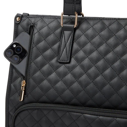 Sac Fourre-Tout Matelassé pour Ordinateur Portable | Sac Bandoulière Isotherme Élégant