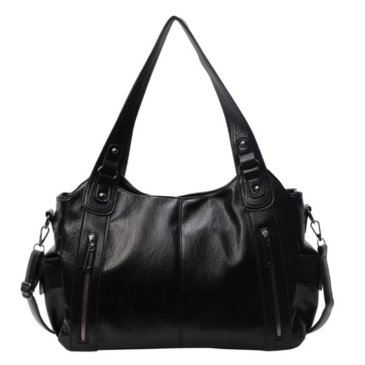 Sac à Main Multi-Poches avec Bandoulière | Similicuir Léger et Spacieux