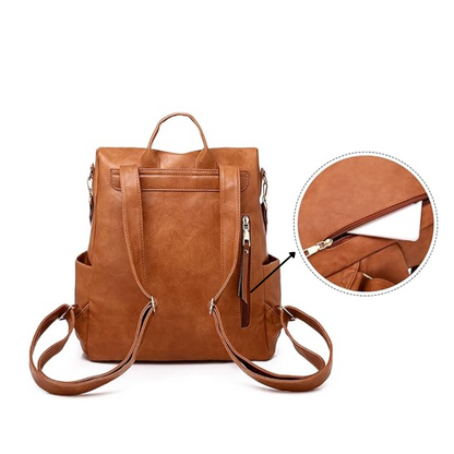 Sac à Dos Classique Femme en Cuir PU | Élégant au Quotidien