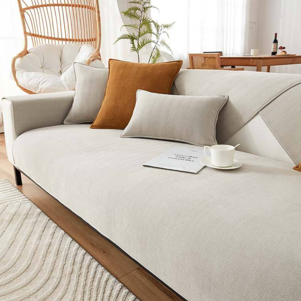 Beige / Ensemble trois places (6 pcs)