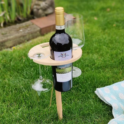 Table à Vin Portable pour l’Extérieur | Léger et Pliable