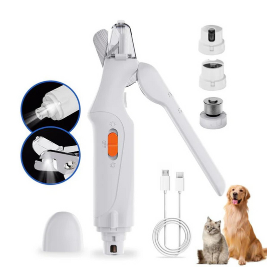 Coupe‑Griffes Lime Électrique pour Animaux 2‑en‑1 à LED | Sûr, Indolore