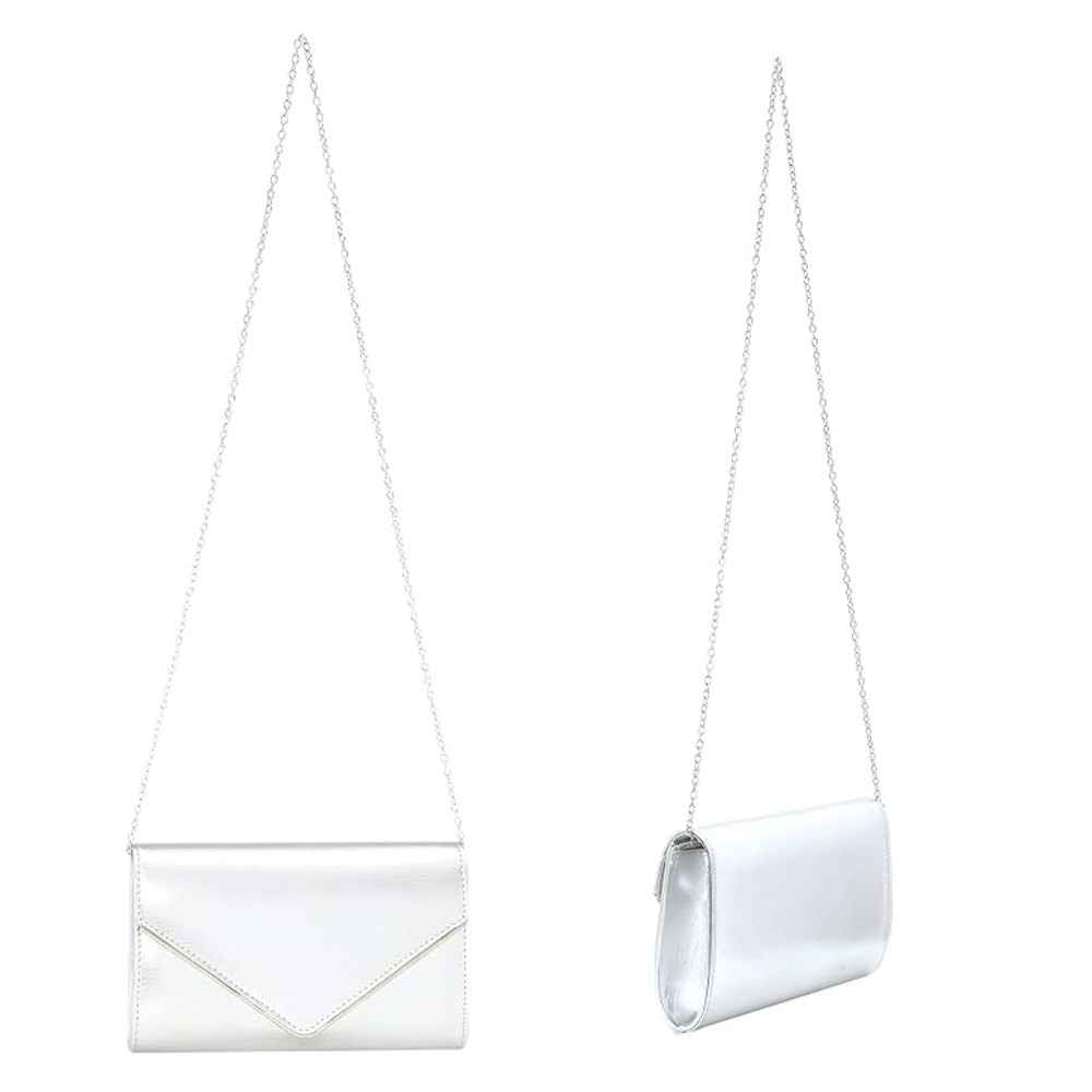 Sac Pochette en Cuir PU Souple | Sac Bandoulière Soirée Élégant