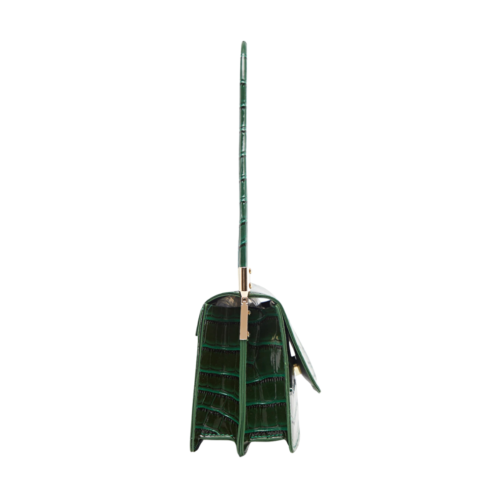 Sac à Main Classique à Motif Croco | Sac Bandoulière Élégant, Raffiné