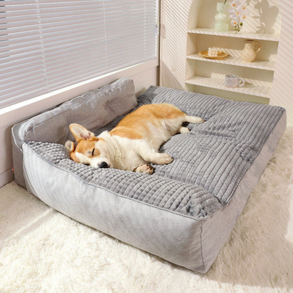 SnuggleRest Lit Lavable pour Animaux | Épais & Confort Toutes Saisons