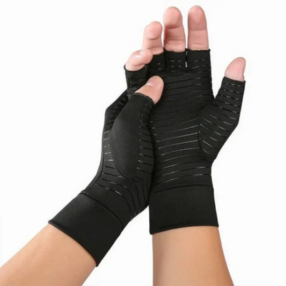Gants de Compression Sans Doigts | Soulagement Arthrite & Douleurs Articulaires
