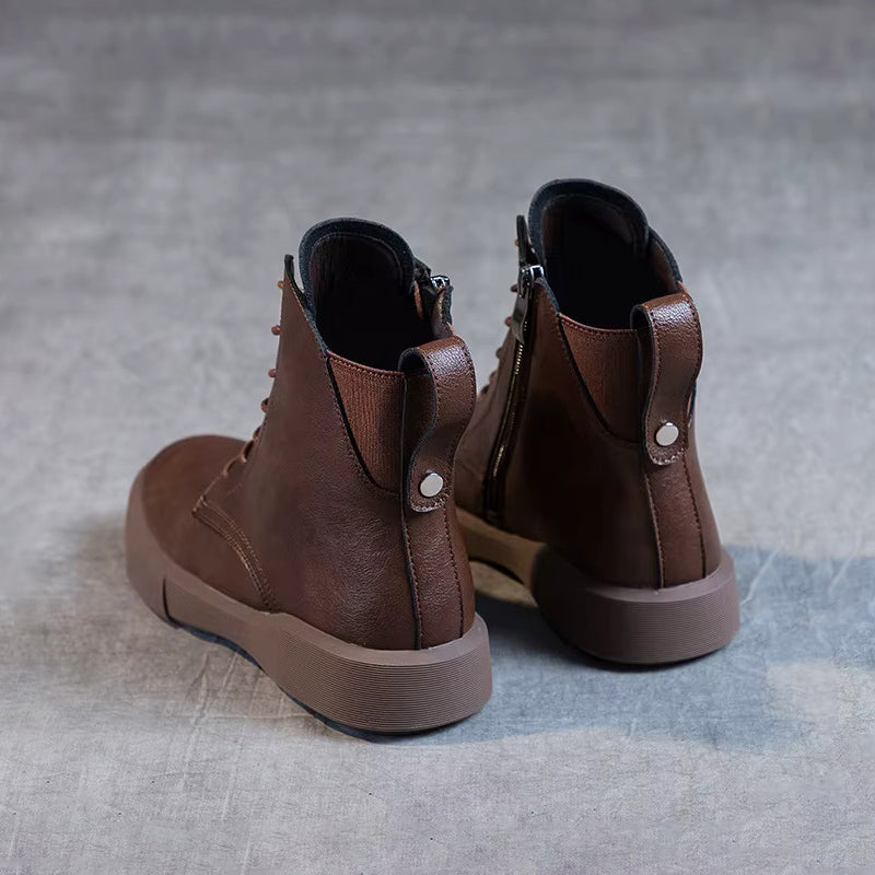 Botte orthopédique femme à lacets pratiques