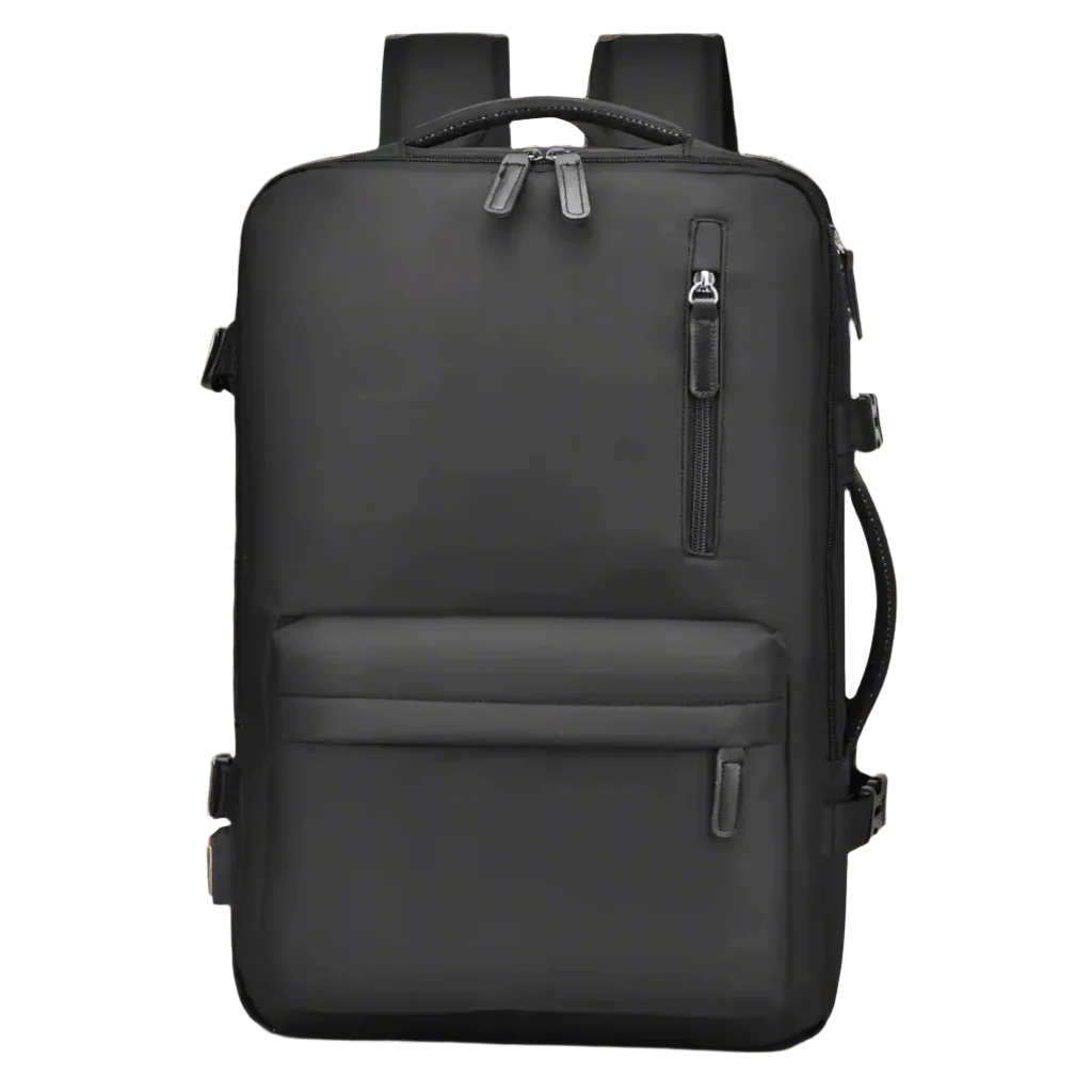 Sac à dos étudiant Premium Noir | 15.6" Compartiment et espace pour les livres