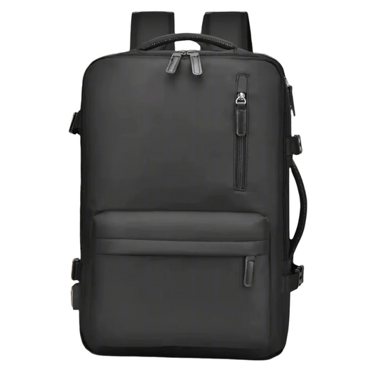 Sac à dos étudiant Premium Noir | 15.6" Compartiment et espace pour les livres