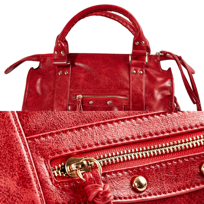 Sac Bandoulière en Cuir Vintage | Un Compagnon Élégant au Quotidien