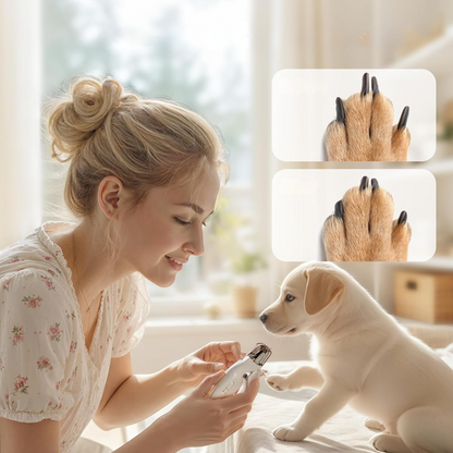 Coupe‑Griffes Lime Électrique pour Animaux 2‑en‑1 à LED | Sûr, Indolore