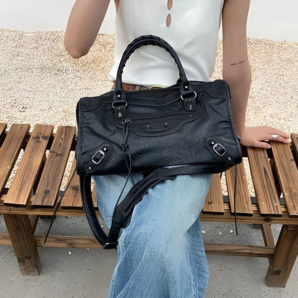 Sac Bandoulière en Cuir Vintage | Un Compagnon Élégant au Quotidien