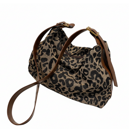 Sac Bandoulière Léopard | Design Spacieux et Tendance