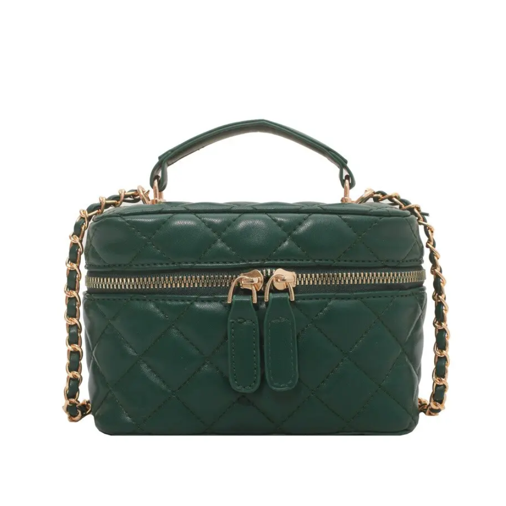 Mini Sac Bandoulière Matelassé | Élégant Sac à Bandoulière à Chaîne