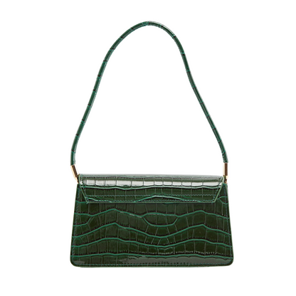 Sac à Main Classique à Motif Croco | Sac Bandoulière Élégant, Raffiné