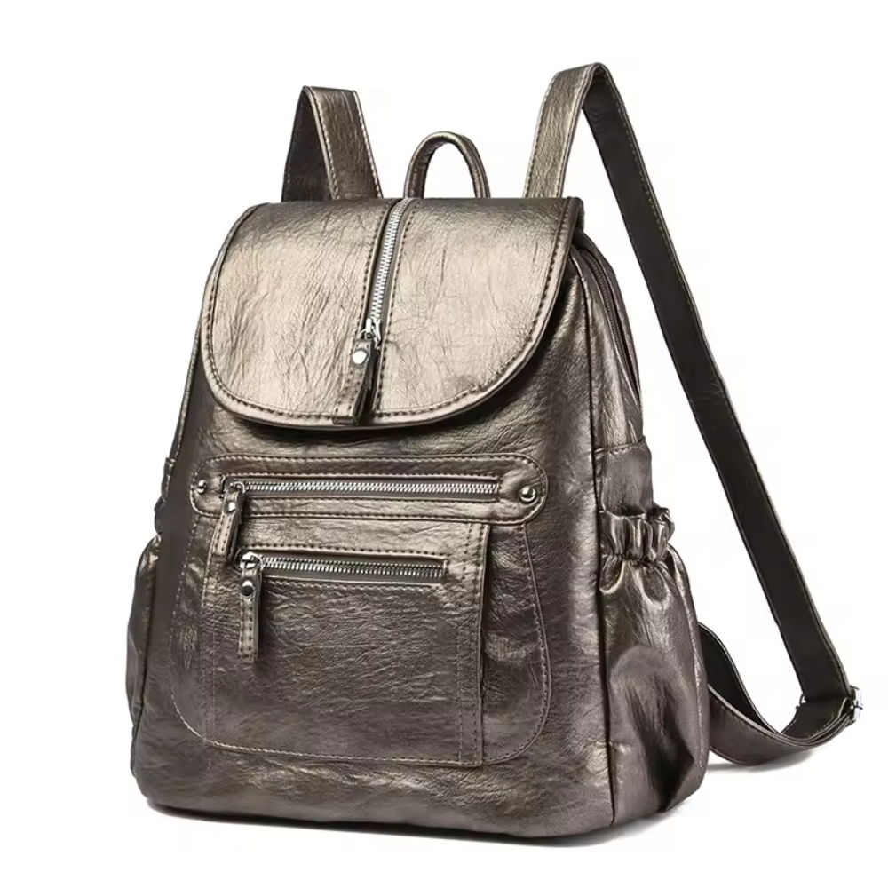 Sac à Dos Classique Femme en Cuir Vegan | Stylé & Léger