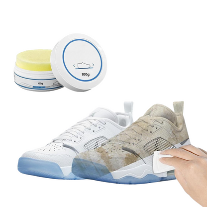 Crème Nettoyante Chaussures Blanches Instantanée | Saleté et Détachant
