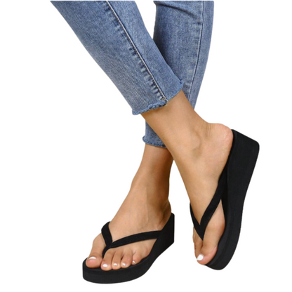 Sandales Compensées Femme Été – Confort Léger et Stylé