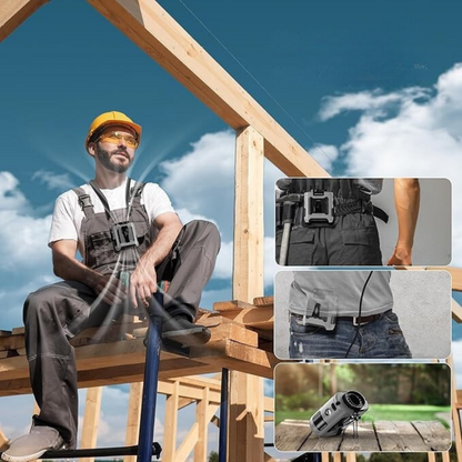 Ventilateur Taille avec LED et Batterie Externe | Refroidissement Mains Libres