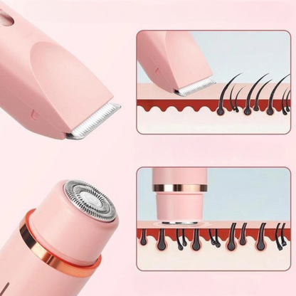 SilkTrim 2-en-1 | Épilateur Portable & Indolore pour Femme