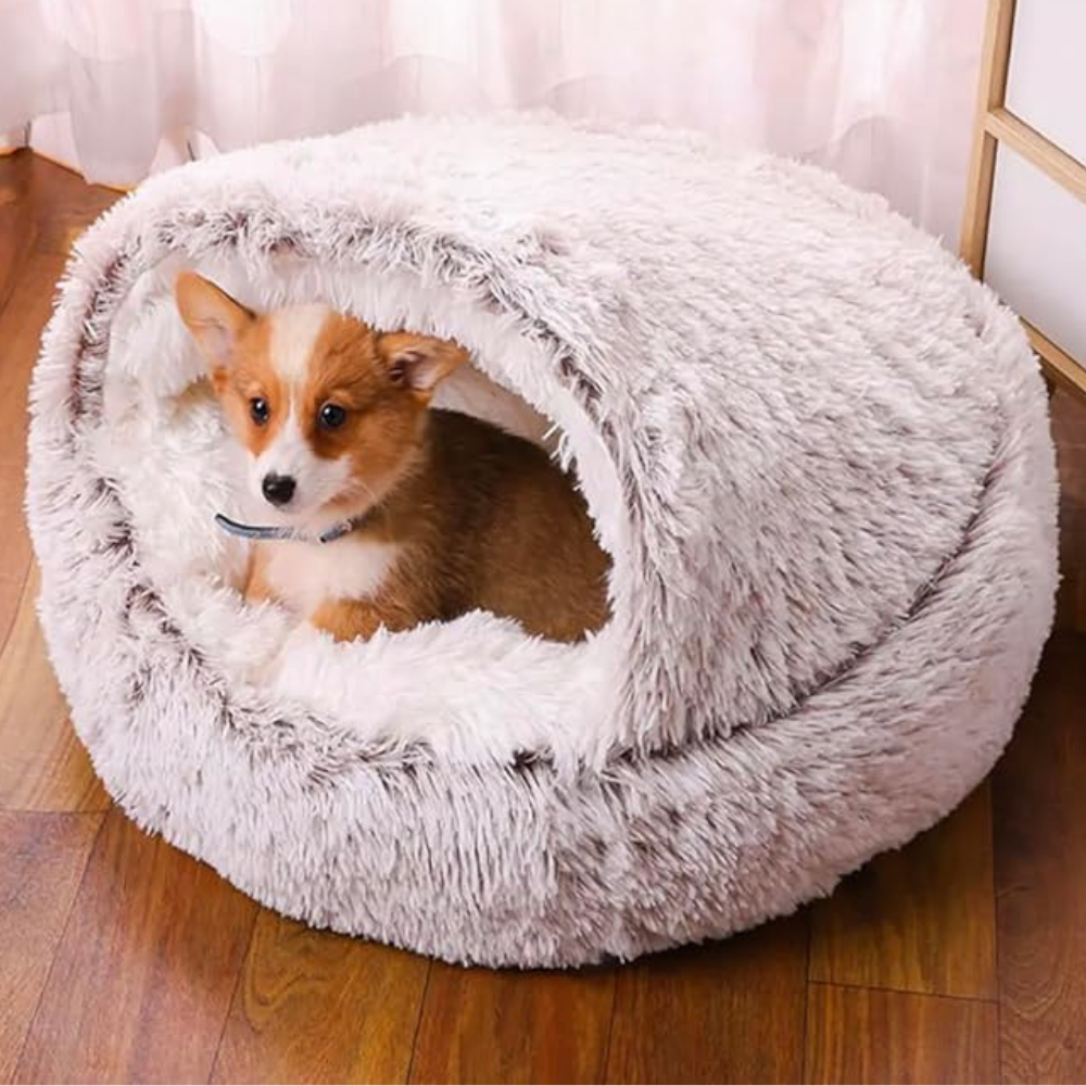 Lit Couvert Fausse Fourrure pour Animaux | Chaud Apaisant Lit