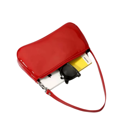 Sac à Main Élégant Brillant Baguette | Sac d’Épaule Léger, Brillant