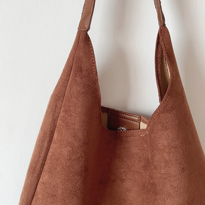 Sac Cabas En Similicuir Suédé Avec Pochette | Élégant, Spacieux