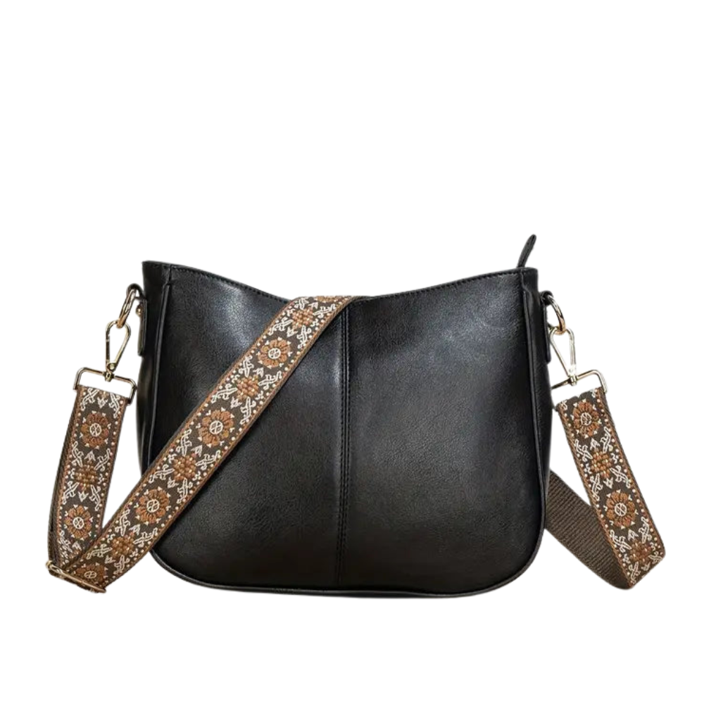 Sac Bandoulière En Cuir Végan Souple | Simple & Moderne