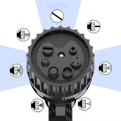 Tuyau d’Arrosage Extensible 30 mètres avec Buse Multifonction | Léger, Anti-Emmêlement