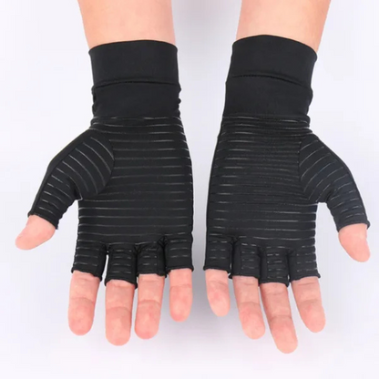 Gants de Compression Sans Doigts | Soulagement Arthrite & Douleurs Articulaires