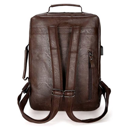 Sac à Dos Homme en Similicuir pour Ordinateur Portable | Moderne, Élégant