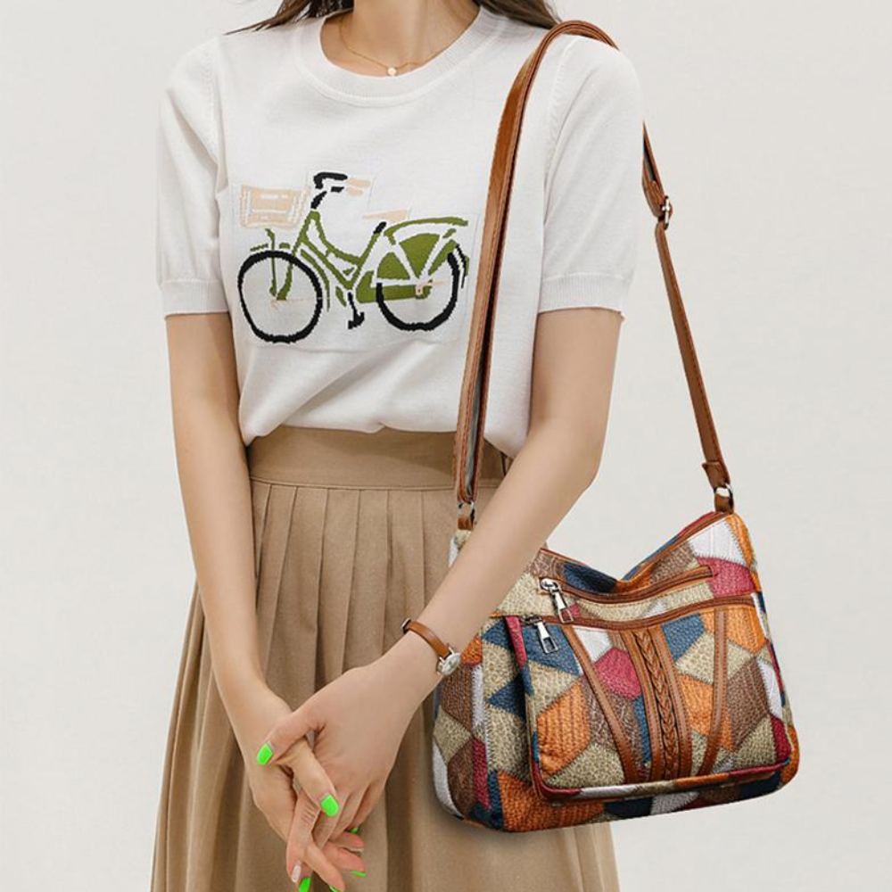 Sac Bandoulière Femme | Vintage en Similicuir Vegan