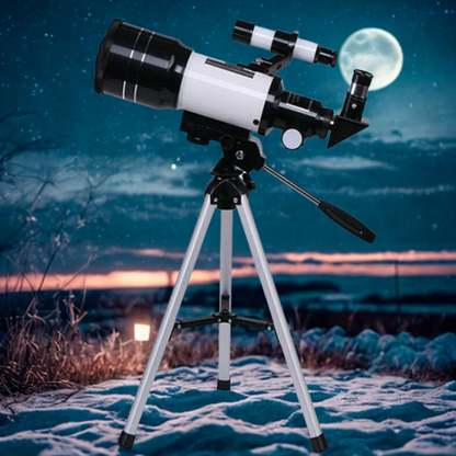 Télescope 300/70mm Lune et Planètes | Parfait pour Enfants, Débutants