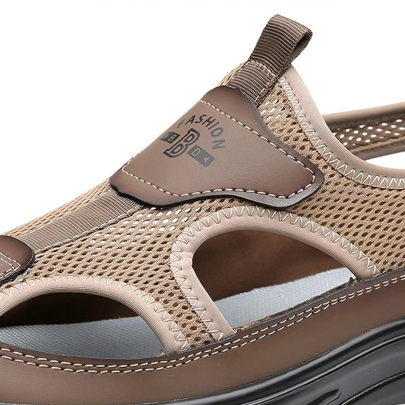 Sandale orthopédique homme aérée et souple