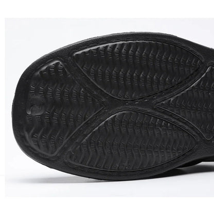 Sabot orthopédique homme en similicuir souple