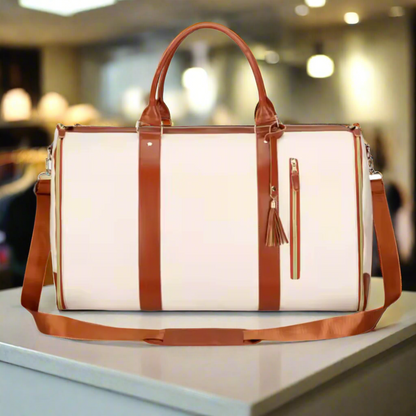 Pli'Voyage Beige Marron | Ultra-léger Durable Élégant Pratique Pliable et Compact