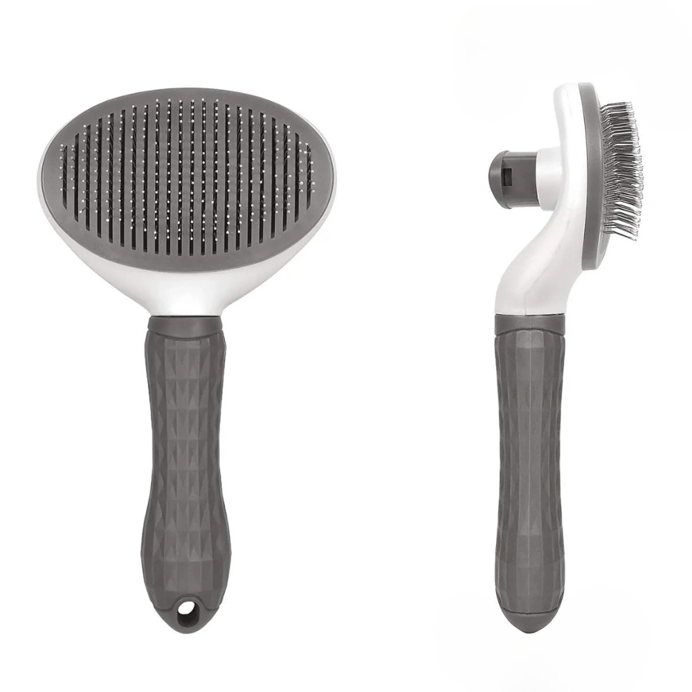 FurEase Brosse de Toilettage | Démêlante Auto-Nettoyante Chiens et Chats