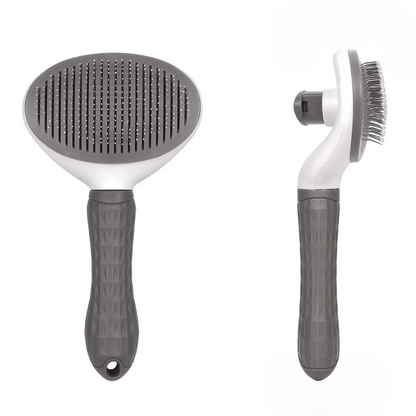 FurEase Brosse de Toilettage | Démêlante Auto-Nettoyante Chiens et Chats